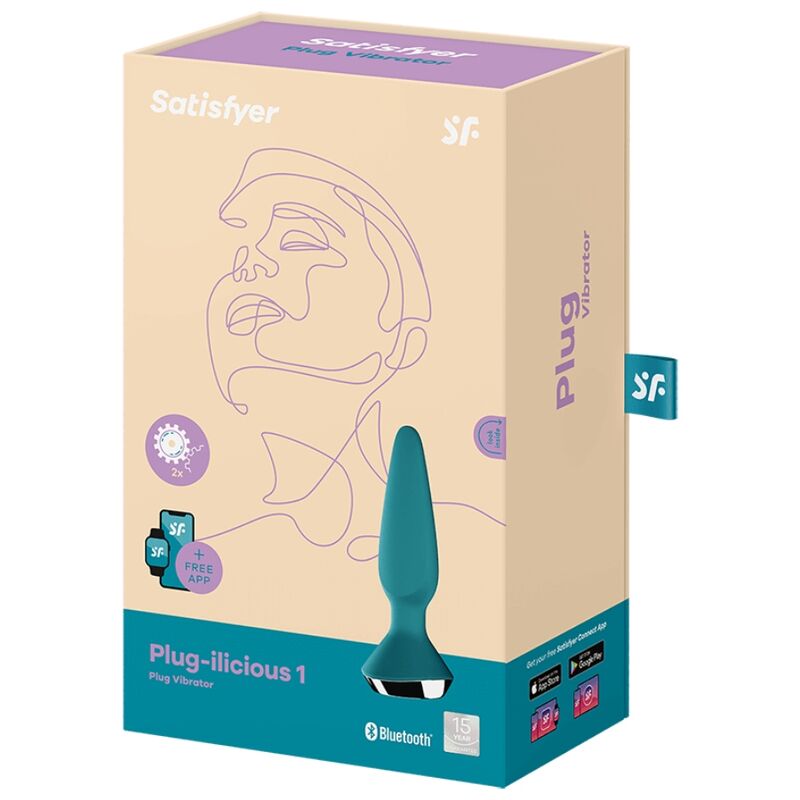 Satisfyer Vibrateur Plug Ilicious 1 Plug Vert (vue 5)