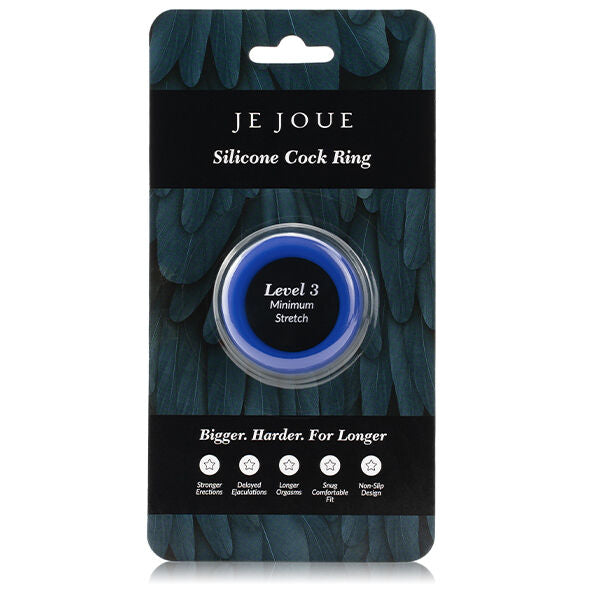 Je Joue Bague Silicone Bleue Strangulation Minimum (vue 6)