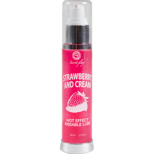 Secret Play Lubrifiant 2-1 Effet Chaleur Fraise & Crème 50 Ml (vue 2)
