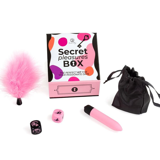 Secret Play Coffret de Plaisirs pour Couples : Dés + Balle Vibrante + Stylo à Plume (vue 2)