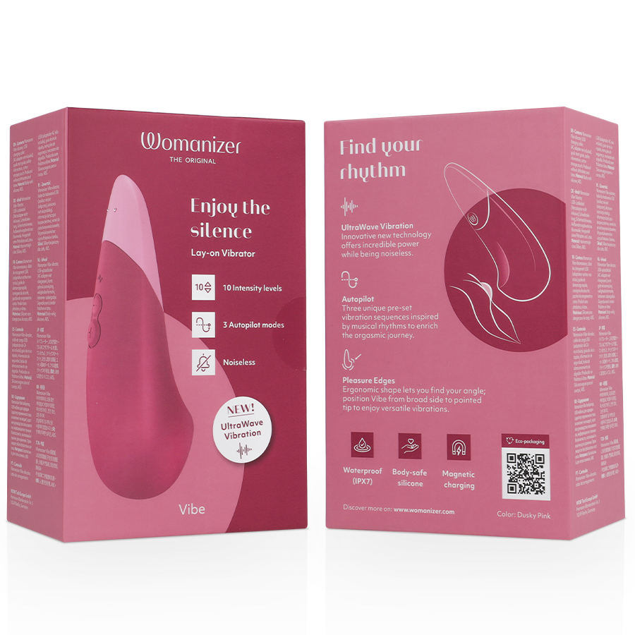 Womanizer Vibrateur Silencieux Vibe Lay-on Rose Foyer (vue 7)
