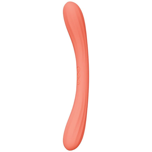 Lelo Boomerang Vibrateur Double Extension Rouge Corail (vue 2)