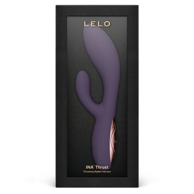 Lelo Ina Thrust Rabbit Vibrateur à Poussée Violet (vue 12)