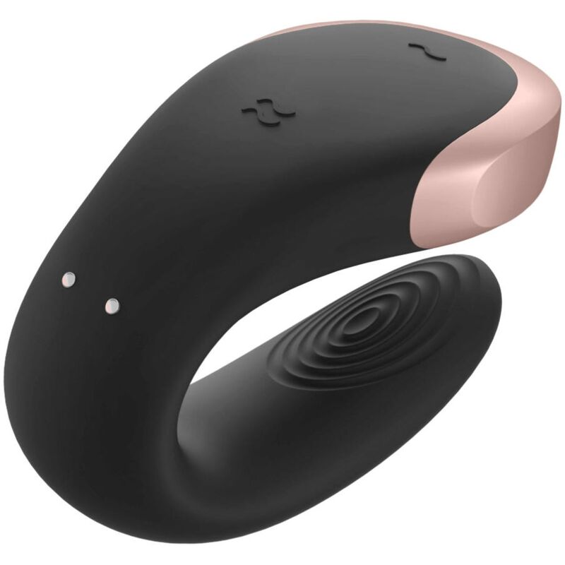 Satisfyer Vibrateur Double Love Luxury Partner Noir (vue 4)