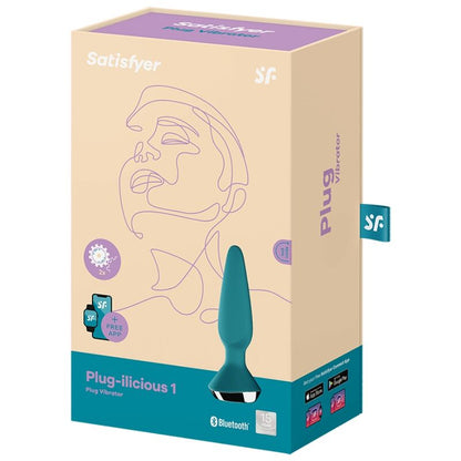 Satisfyer Vibrateur Plug Ilicious 1 Plug Vert (vue 5)