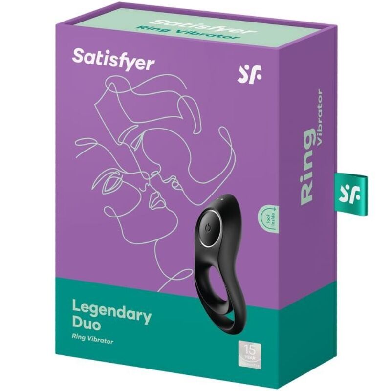 Satisfyer Vibrateur Anneau Duo Légendaire Noir (vue 4)