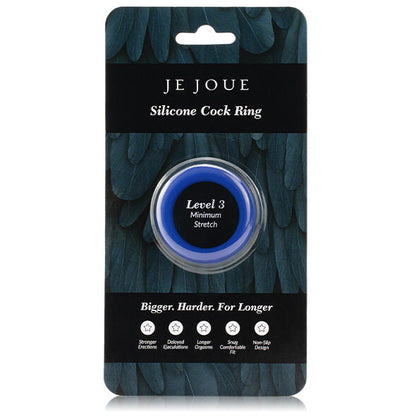 Je Joue Bague Silicone Bleue Strangulation Minimum (vue 6)