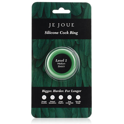 Je Joue Bague Silicone Verte Choke Moyen (vue 4)