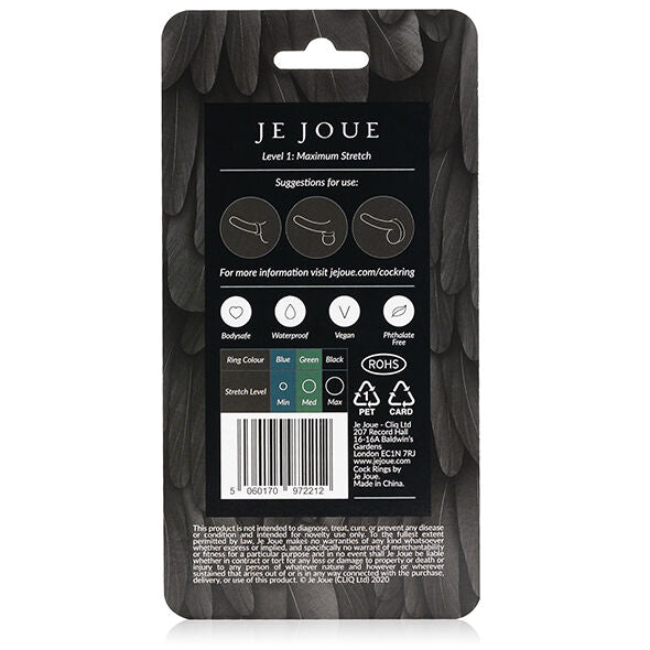 Je Joue Anneau Pénial en Silicone Extension Maximale Noir (vue 5)
