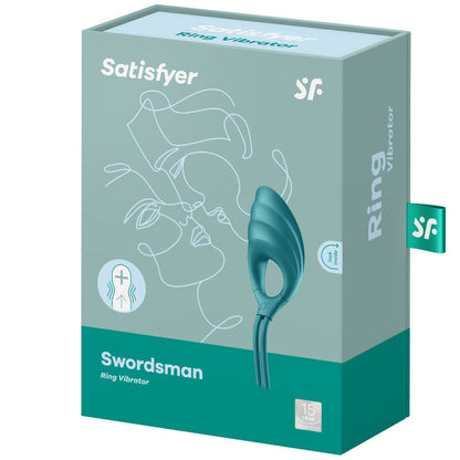 Satisfyer Vibrateur Anneau Swordsman Vert (vue 4)