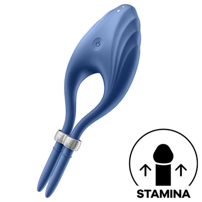 Satisfyer Vibrateur Anneau Duelist Bleu