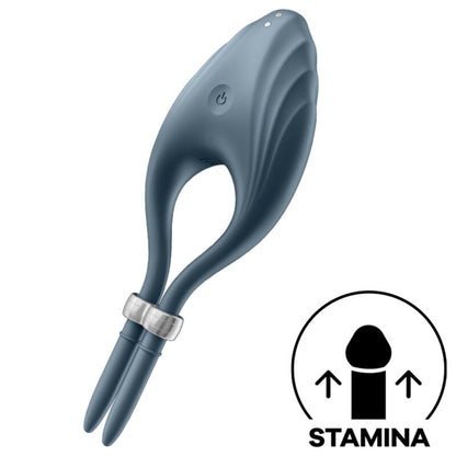 Satisfyer Vibrateur Anneau Duelist Gris