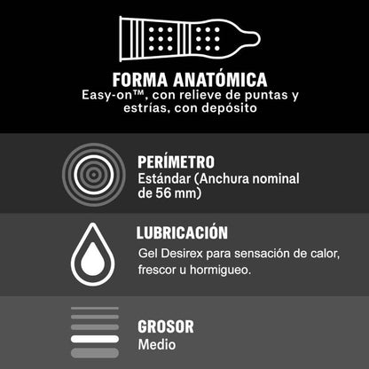 Durex Orgasmique Intense 12 Unités (vue 3)