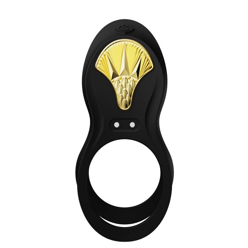 Zalo Bague Vibrante Couples Bayek Noir (vue 5)