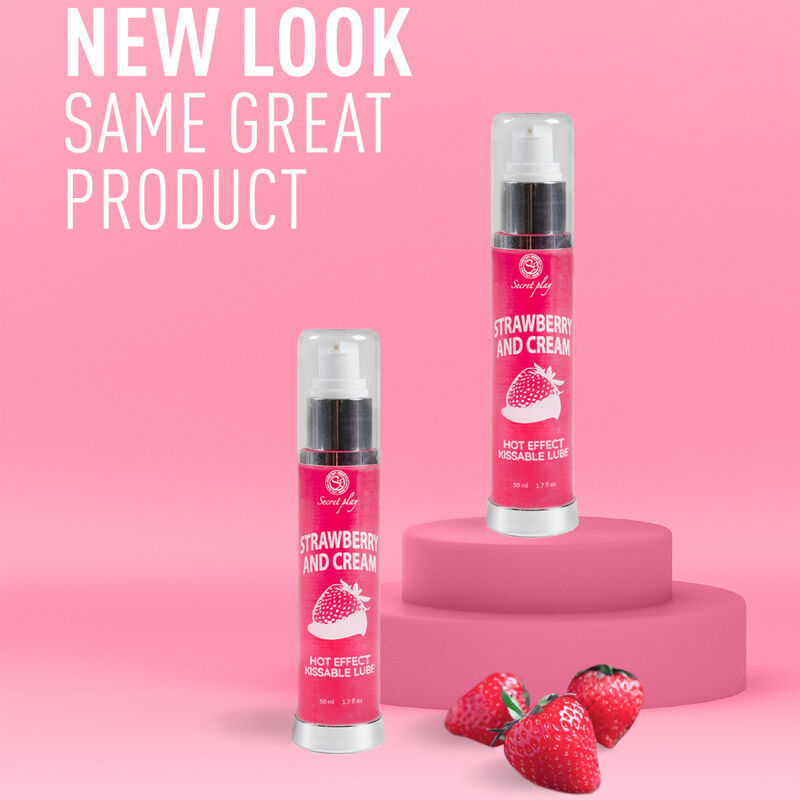 Secret Play Lubrifiant 2-1 Effet Chaleur Fraise & Crème 50 Ml (vue 4)