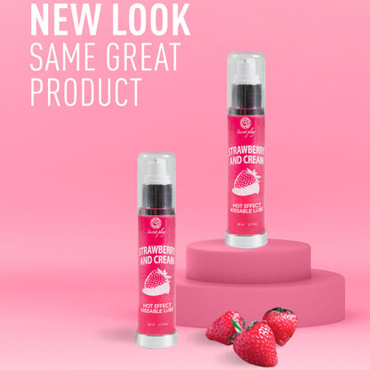 Secret Play Lubrifiant 2-1 Effet Chaleur Fraise & Crème 50 Ml (vue 4)