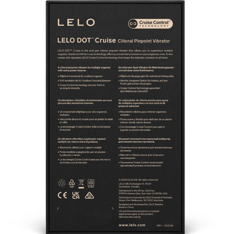 Lelo Stimulateur de Clitoris Dot Cruise Ocre Orange (vue 7)