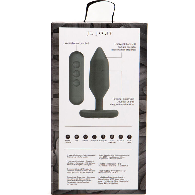 Je Joue Vibrateur Plug Anal Onyx Noir (vue 5)