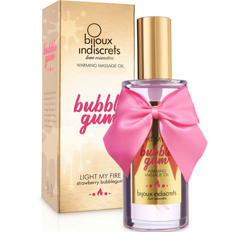 Bijoux Indiscrets Huile de Massage Light my Fire Effet Chaleur Saveur Gomme (vue 2)