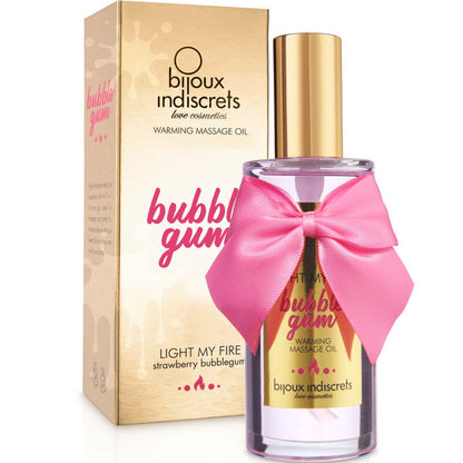 Bijoux Indiscrets Huile de Massage Light my Fire Effet Chaleur Saveur Gomme (vue 2)