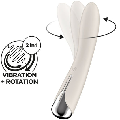 Satisfyer Spinning Vibe 1 Beige — point G rotatif (vue 6)