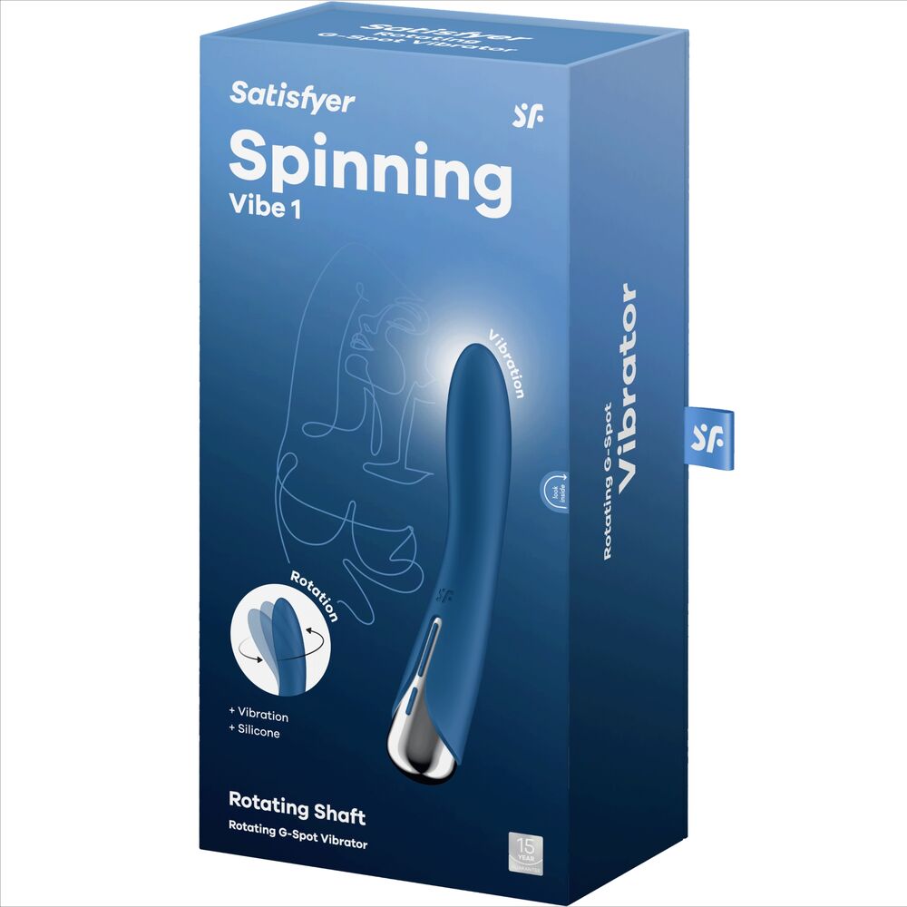 Satisfyer Spinning Vibe 1 Bleu — point G rotatif (vue 7)
