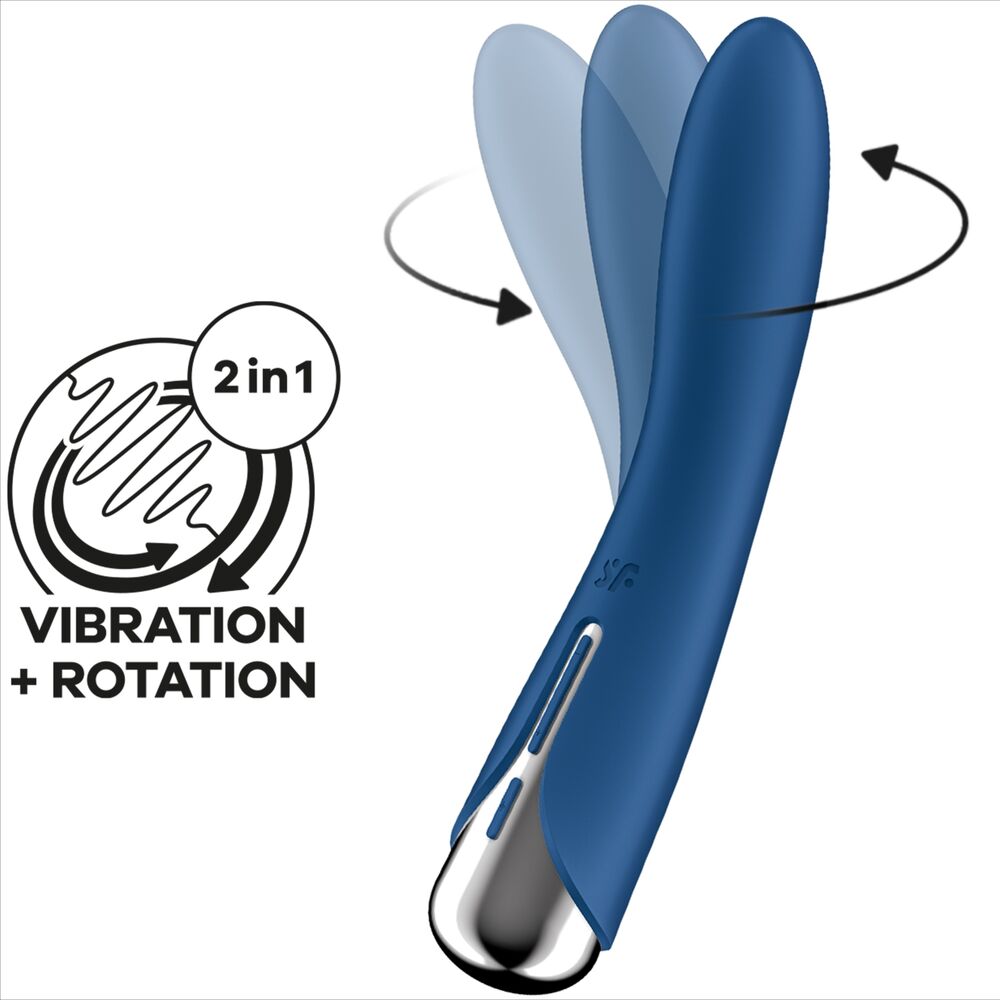 Satisfyer Spinning Vibe 1 Bleu — point G rotatif (vue 6)