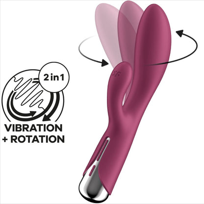 Satisfyer Spinning Rabbit 1 — vibration et rotation réunies (vue 6)