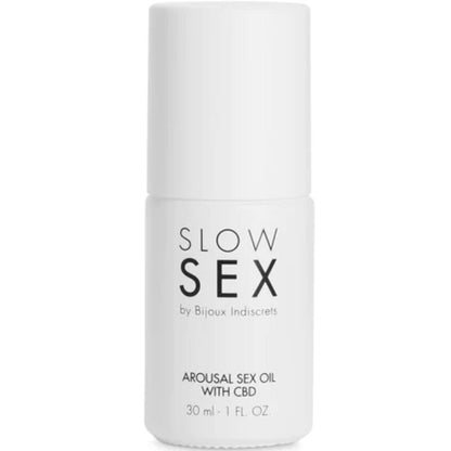 Bijoux Indiscrets Slow Sex Huile de Massage Sexuel au CBD 30 Ml (vue 2)