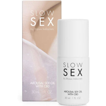 Bijoux Indiscrets Slow Sex Huile de Massage Sexuel au CBD 30 Ml