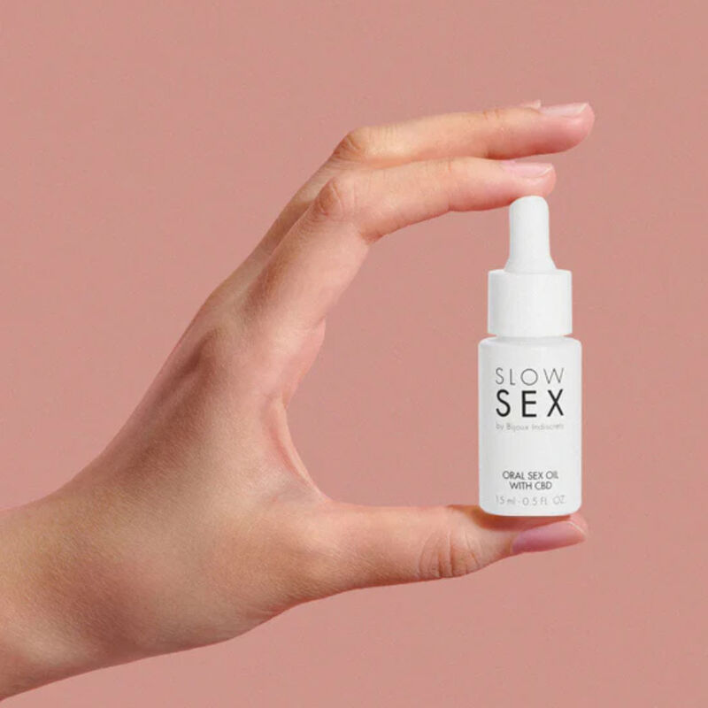 Bijoux Indiscrets Slow Sex Huile de Sexe Oral au CBD 15 Ml (vue 3)