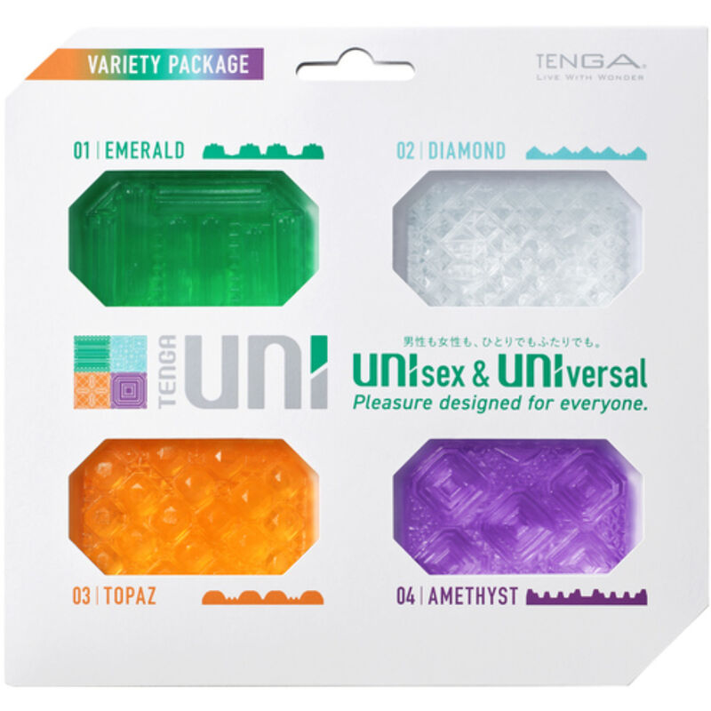 Tenga Pack de Dés Dés pour Masturbateur Uni Variety 4 Unités