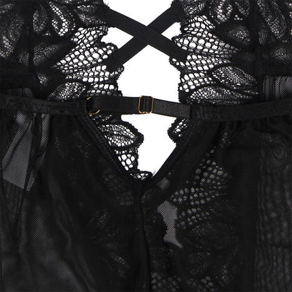 Subblime Teddy Halter Neck Dos Nu Dentelle Noir S/m (vue 8)