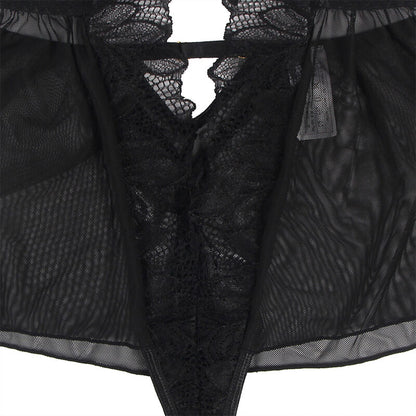 Subblime Teddy Halter Neck Dos Nu Dentelle Noir S/m (vue 10)