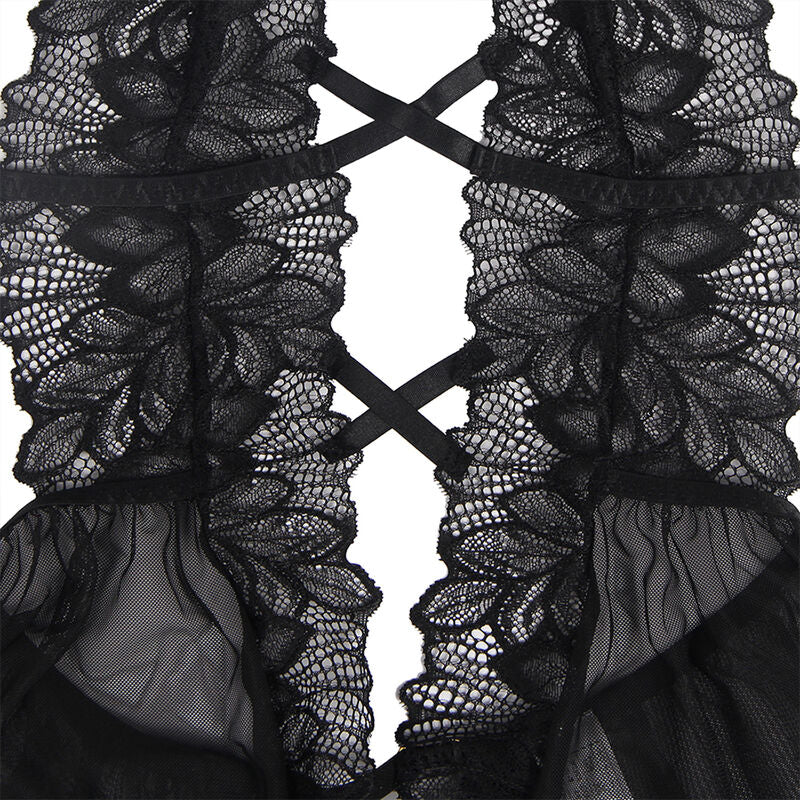 Subblime Teddy Halter Neck Dos Nu Dentelle Noir L/xl (vue 7)
