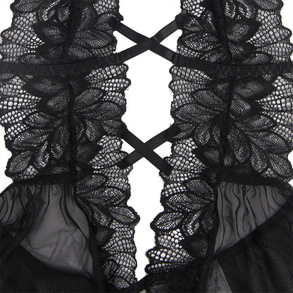 Subblime Teddy Halter Neck Dos Nu Dentelle Noir L/xl (vue 7)