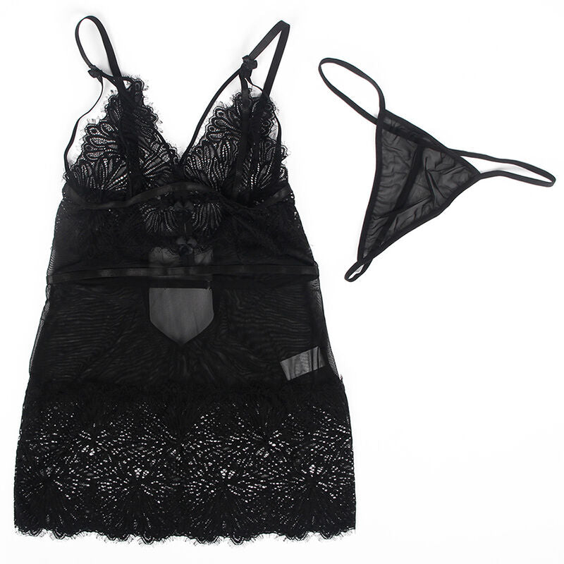 Subblime Babydoll Bretelles en Dentelle Réglables Noir L/xl (vue 6)