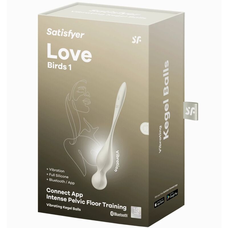 Satisfyer Balles Vibrantes de Kegel Love Birds Blanches (vue 6)