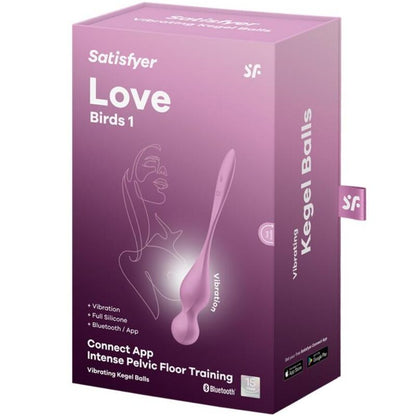 Satisfyer Balles Vibrantes de Kegel Love Birds Rose (vue 6)