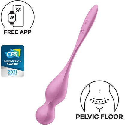Satisfyer Balles Vibrantes de Kegel Love Birds Rose
