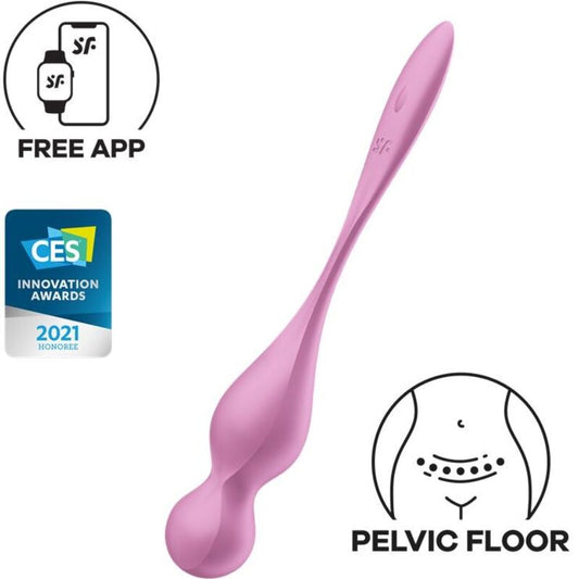 Satisfyer Balles Vibrantes de Kegel Love Birds Rose