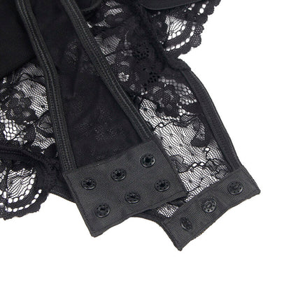Subblime Teddy avec Jarretière avec Détail Dentelle et Bandes Noir L/xl (vue 5)