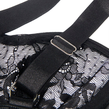 Subblime Teddy avec Jarretière avec Détail Dentelle et Bandes Noir L/xl (vue 9)