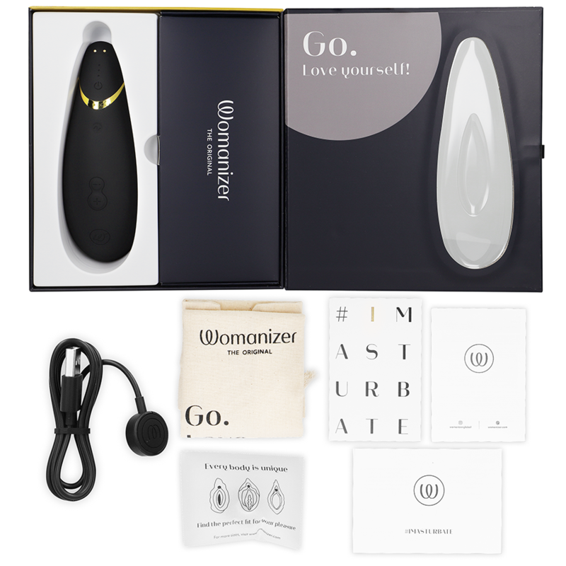 Womanizer Stimulateur Clitoral Premium 2 Noir (vue 6)