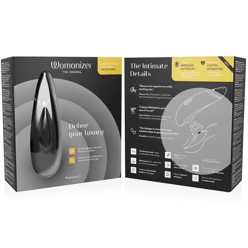 Womanizer Stimulateur Clitoral Premium 2 Noir (vue 7)