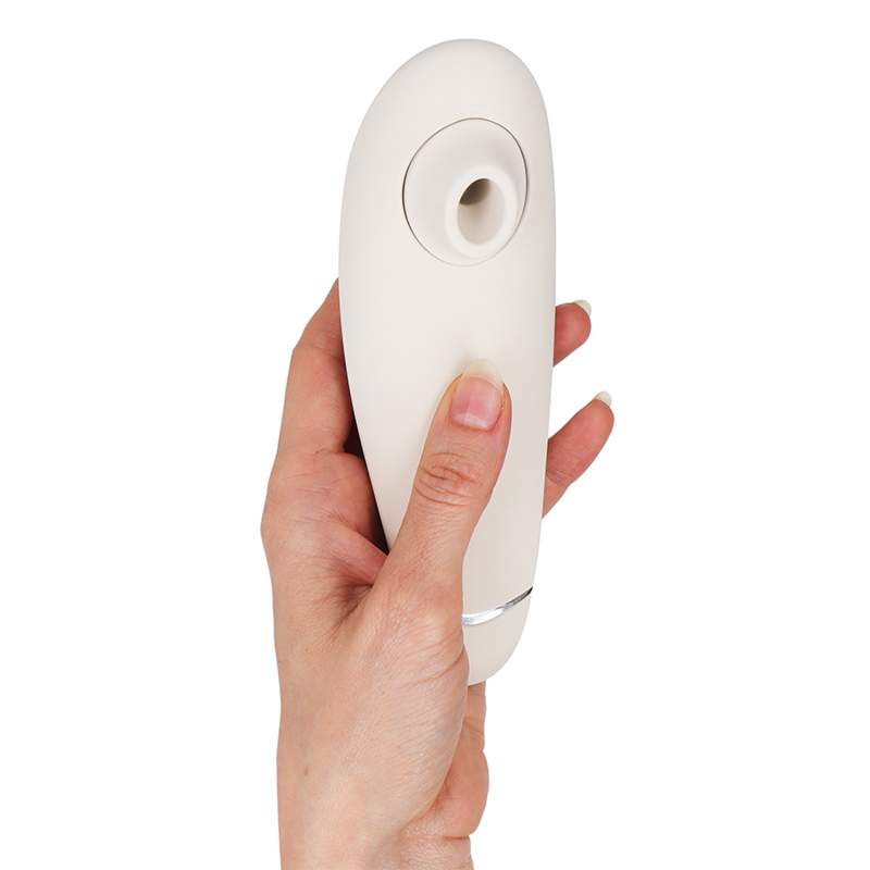 Womanizer Stimulateur Clitoral Premium 2 Gris Chaud (vue 4)