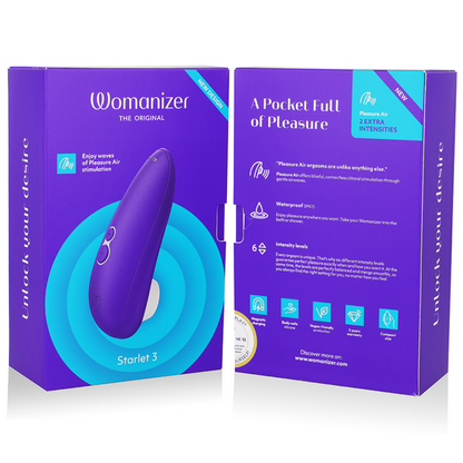 Womanizer Stimulateur Clitoral Starlet 3 Indigo (vue 7)
