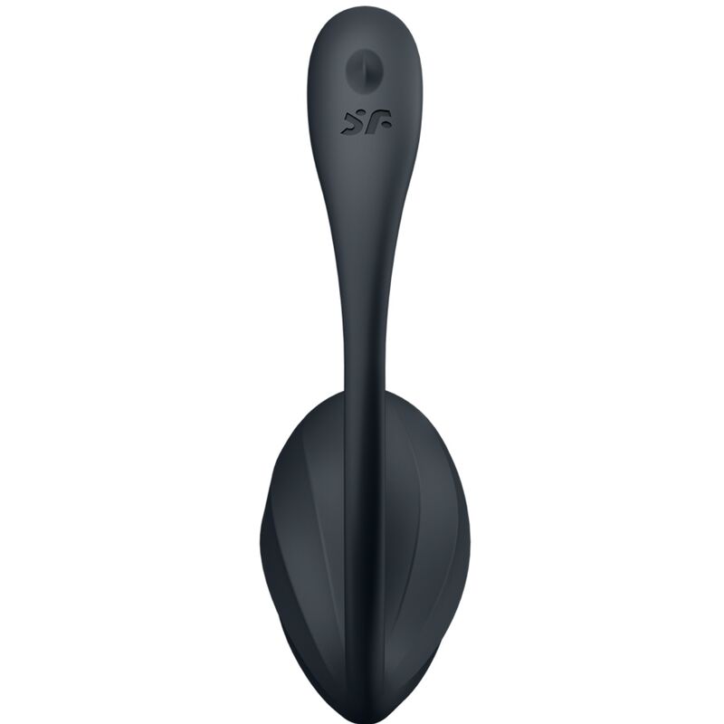 Satisfyer Ribbed Petal Télécommande de Stimulateur de Point G Noir Application Gratuite (vue 3)