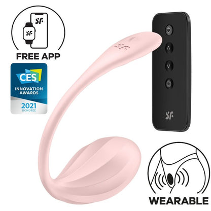 Satisfyer Ribbed Petal Stimulateur à Distance G Point Rose Application Gratuite