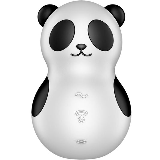 Satisfyer Pocket Panda Stimulateur & Vibrateur Noir et Blanc (vue 2)
